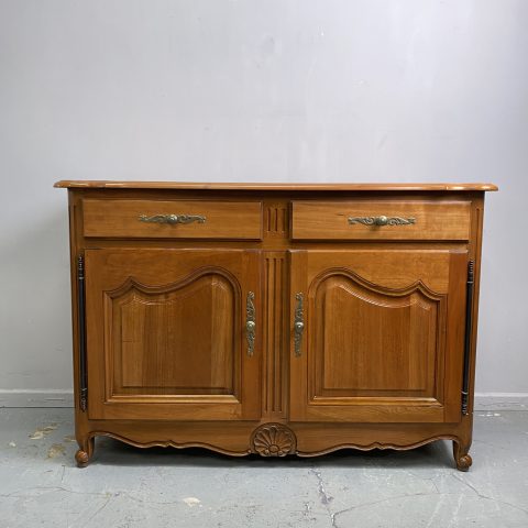 French Cherrywood Sideboard with Parquetry Top