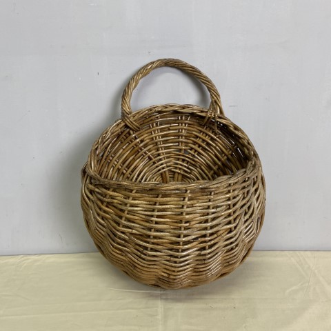 Vintage Cane Hanging Basket