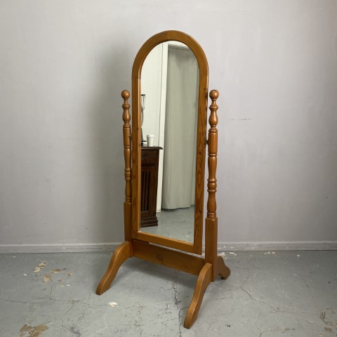 Pine Cheval Mirror