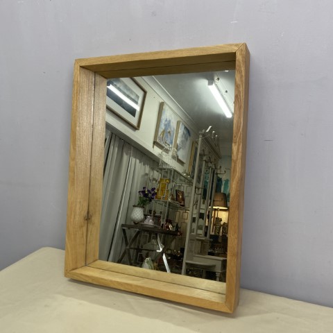 Timber Framed Mirror Tray
