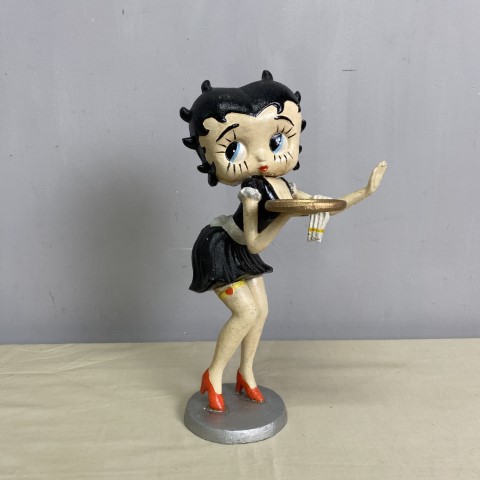 Cast Iron French Maid Betty Boop Statue