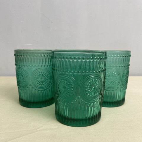Set of 4 Emerald Green Tumblers