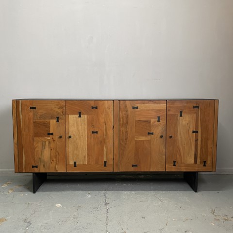 Contemporary Timber & Metal Sideboard