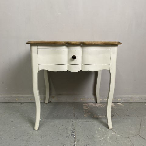 French Provincial Natural Top Side Table