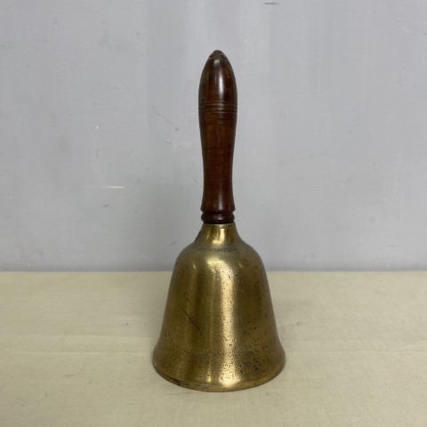 Antique Brass & Timber Bell