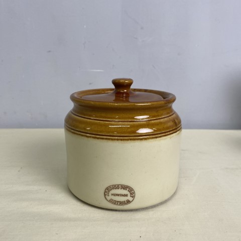 Vintage Bendigo Pottery Cannister