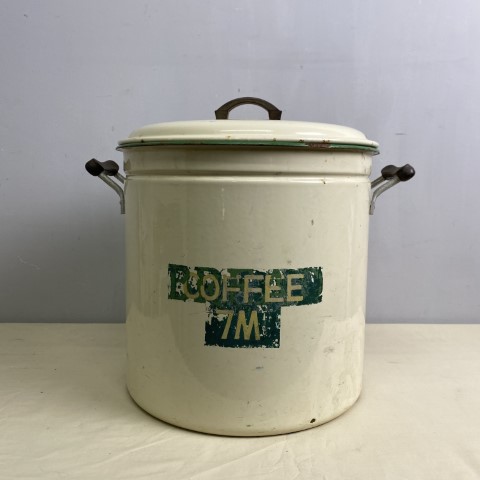 Vintage Enamel Bread Bin