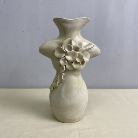 Floral Figure Vase