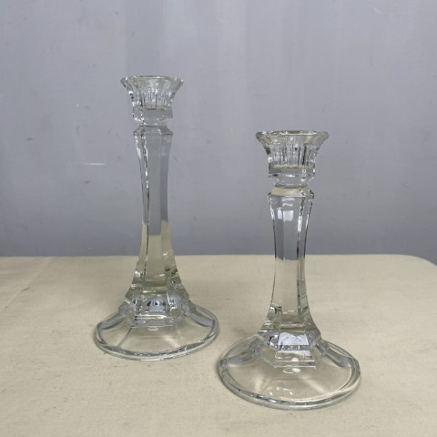 Pair of Crystal Candle Holders