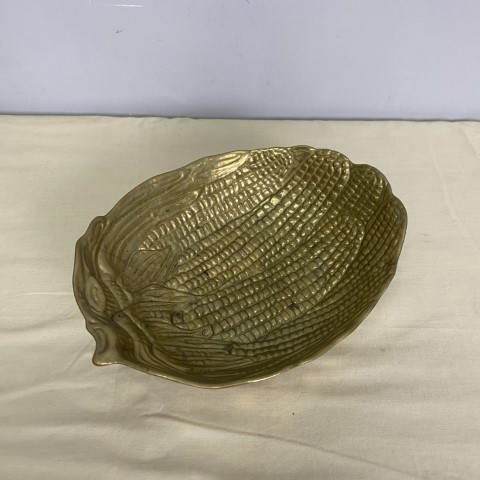 Vintage Italian Brass Corn Bowl