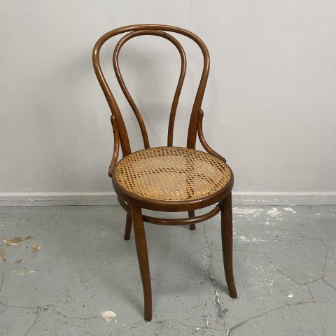 Vintage Bentwood Rattan Chair