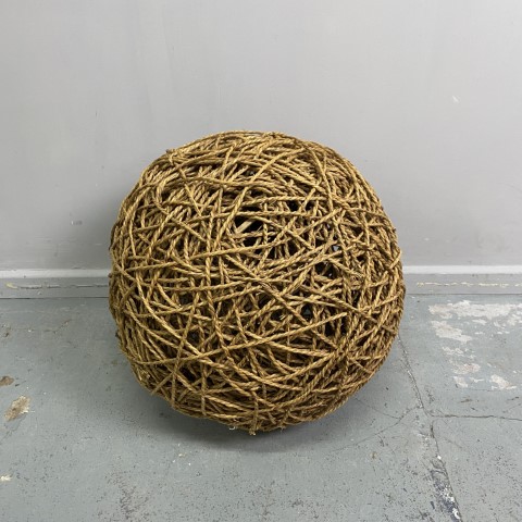 Large Decorative Rope Sphere