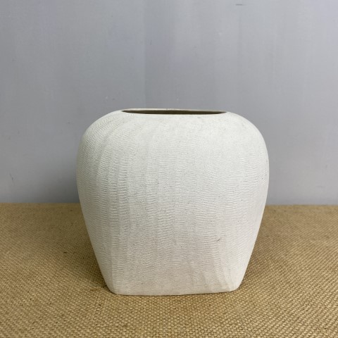 White Coastal Vase