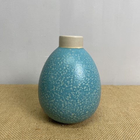 Teal Ceramic Vase