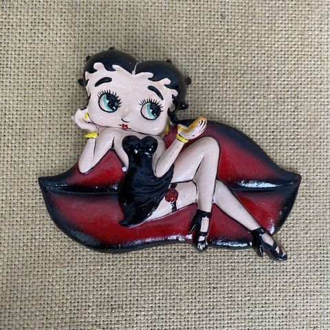 Cast Iron Betty Boop Wall Plaque