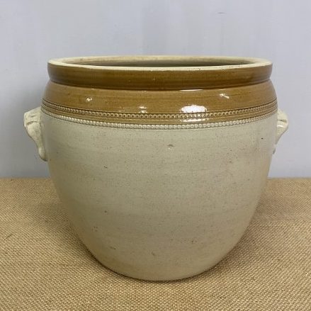 Antique 2 Tone Size 3 Stoneware Crock