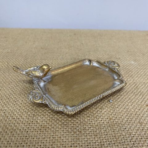 Small Golden Trinket Dish