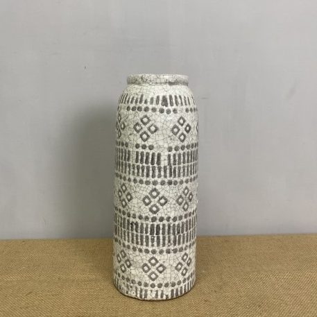 Aztec Crackle Vase