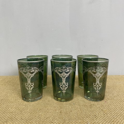 Set of 6 1970s Glasses