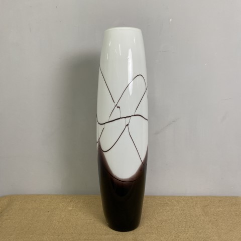 Tall Decorative Art Glass Vase