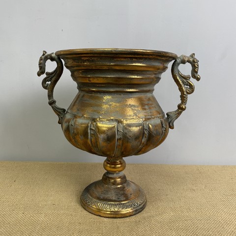 Antique Style Metal Urn