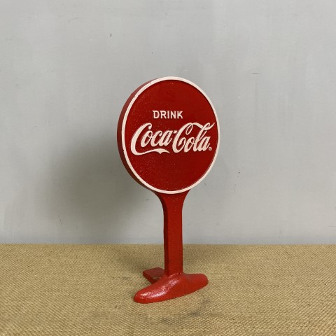 Cast Iron Coca Cola Doorstop