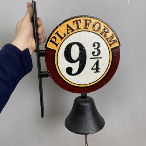 Cast Iron Platform 9 3/4 Bell