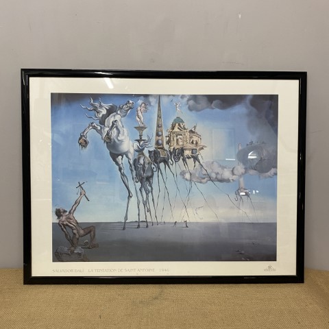 Salvador Dali 'La Tentation de Saint Antoine' Print