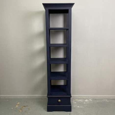 Hand-Painted 'Oxford Navy' Open Display Shelf