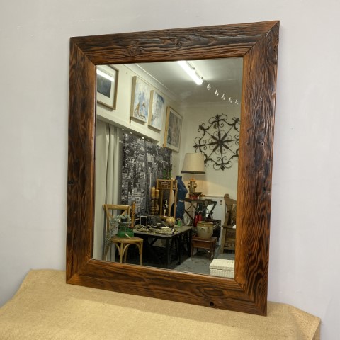 Rustic Oak Framed Mirror