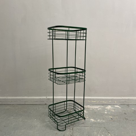 Green Metal Plant Stand