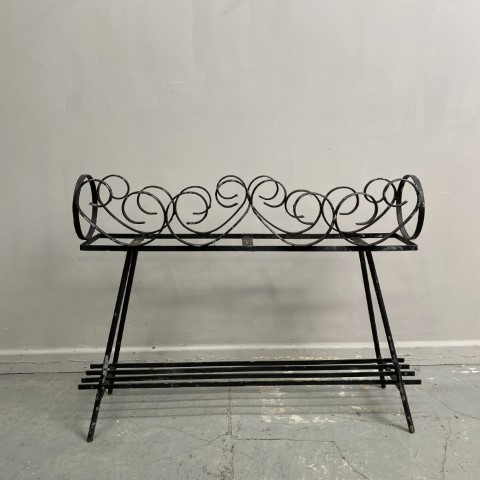 Wrought Iron Vintage Plant Stand