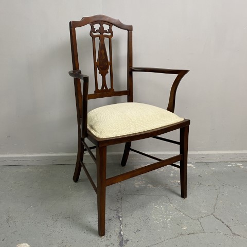 Antique Armchair with Marquetry