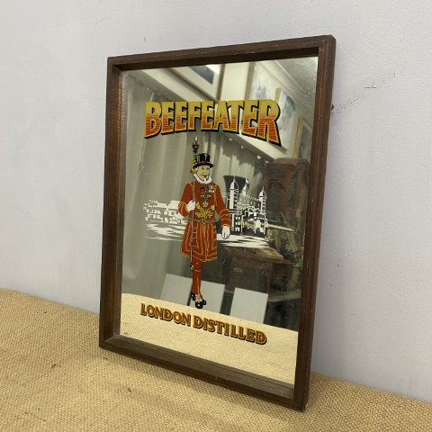 Vintage Beefeater Mirror