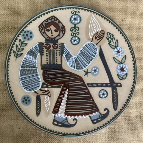 Vintage Decorative Wall Hanging Plate