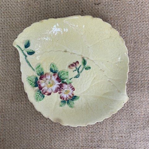 Vintage Carlton Ware Floral Leaf Plate