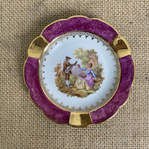 Limoges Porcelain Ashtray