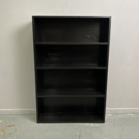 Black Painted Timber Bookcase