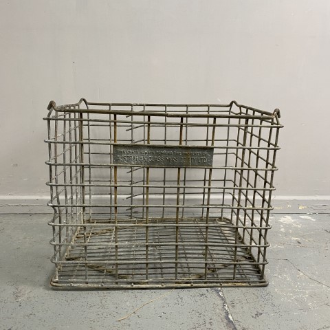 Vintage Australian Glass MFRS Co. Crate