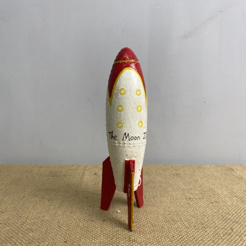 Cast Iron Rocket Money Bank