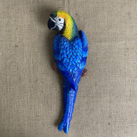 Cast Iron Wall Mounted Parrot