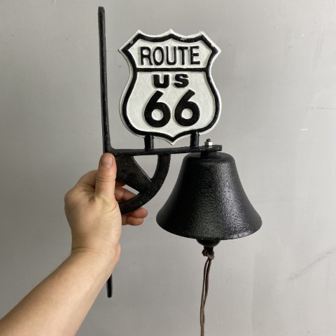 Cast Iron 'Route 66' Bell