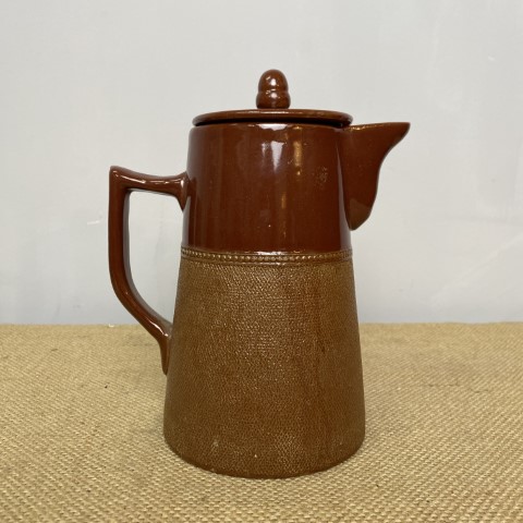 Vintage Stoneware Coffee Pot