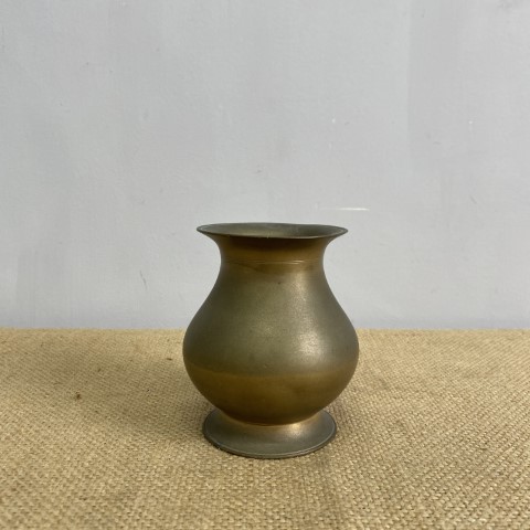 Vintage Brass Vase #4