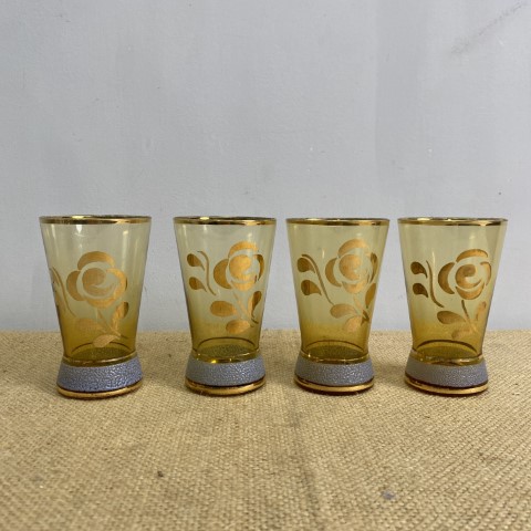 Set of 4 Vintage Glasses