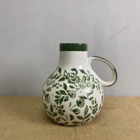 Green Flora Decorative Jug