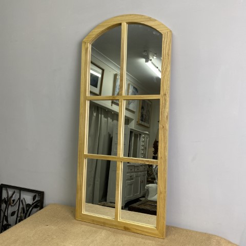 Natural Timber Arch Mirror