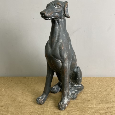 Whippet Dog Statue