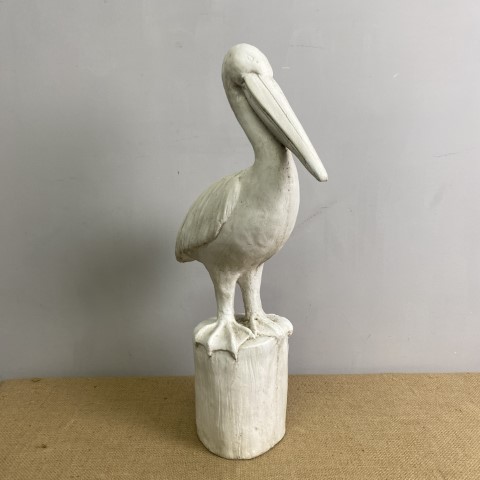 Rustic Pelican Statue