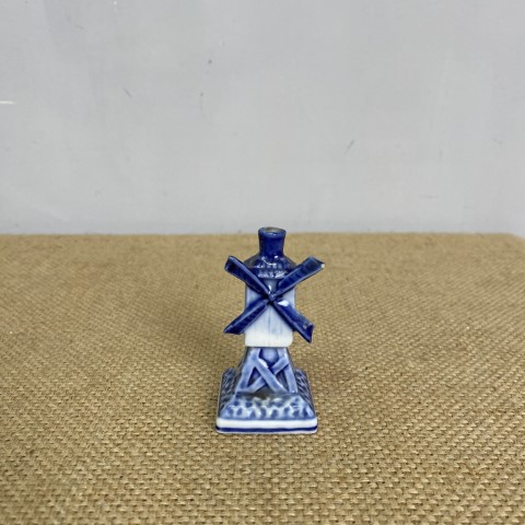 Miniature Vintage Delft Style Windmill